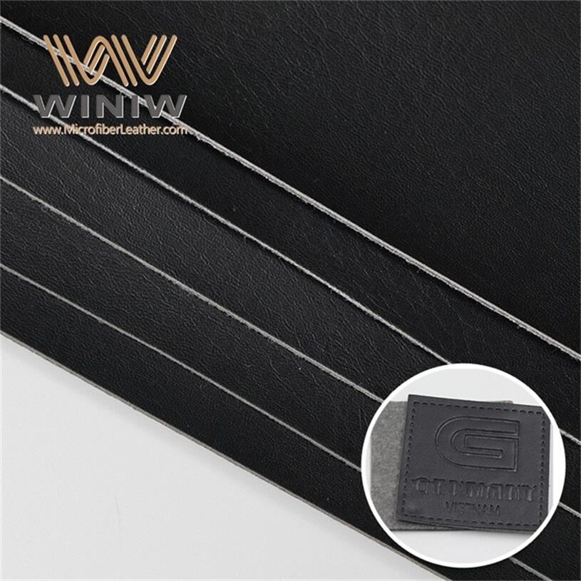 0.8mm Abrasion Resistant Luggage Tags Faux Leather Microfiber Fabric