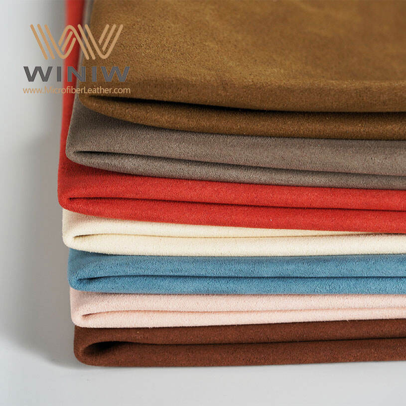 1.2mm Thickness Elegant Aesthetic Appeal Microfiber Suede Fabrics