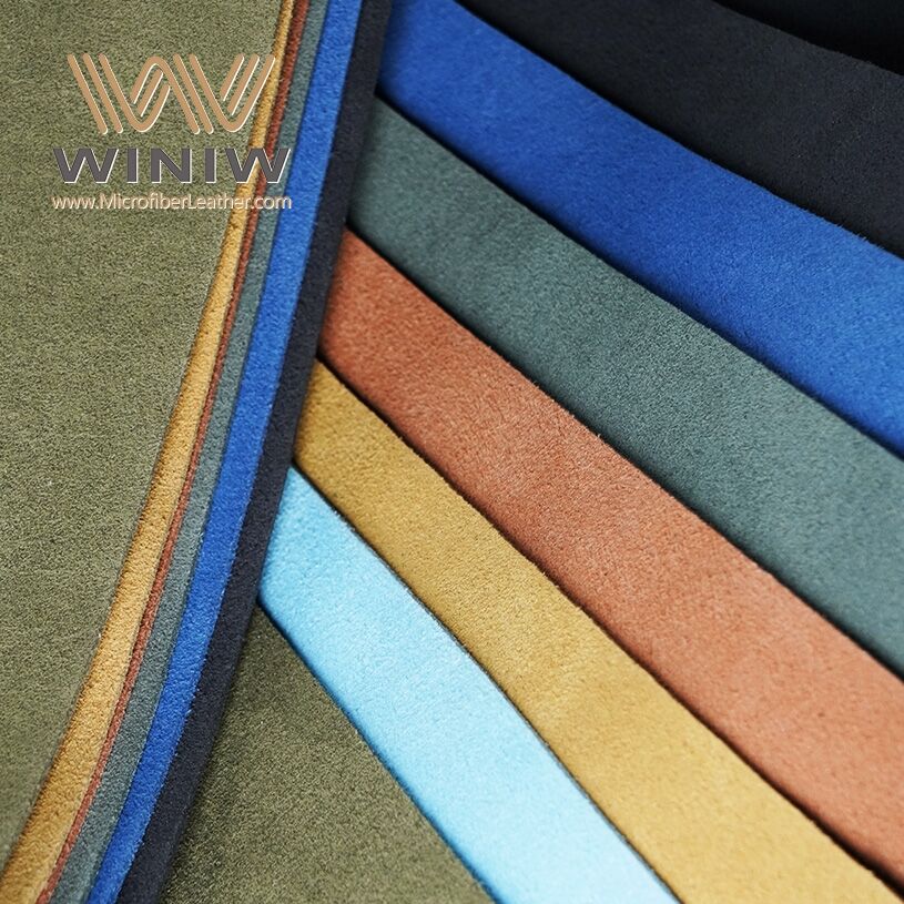 Durable Anti-Slip Coating Synthetic Leather Micro Fiber Suede