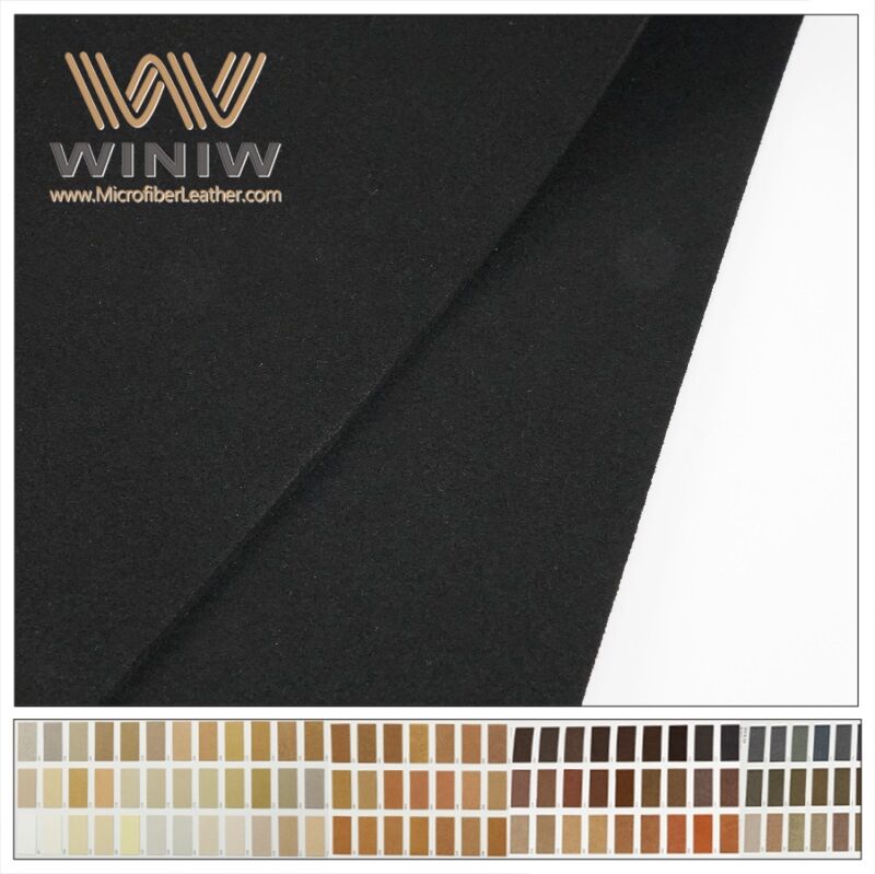 0.7mm Moderate Elongation Making Automotive interior Microfiber Base Leather