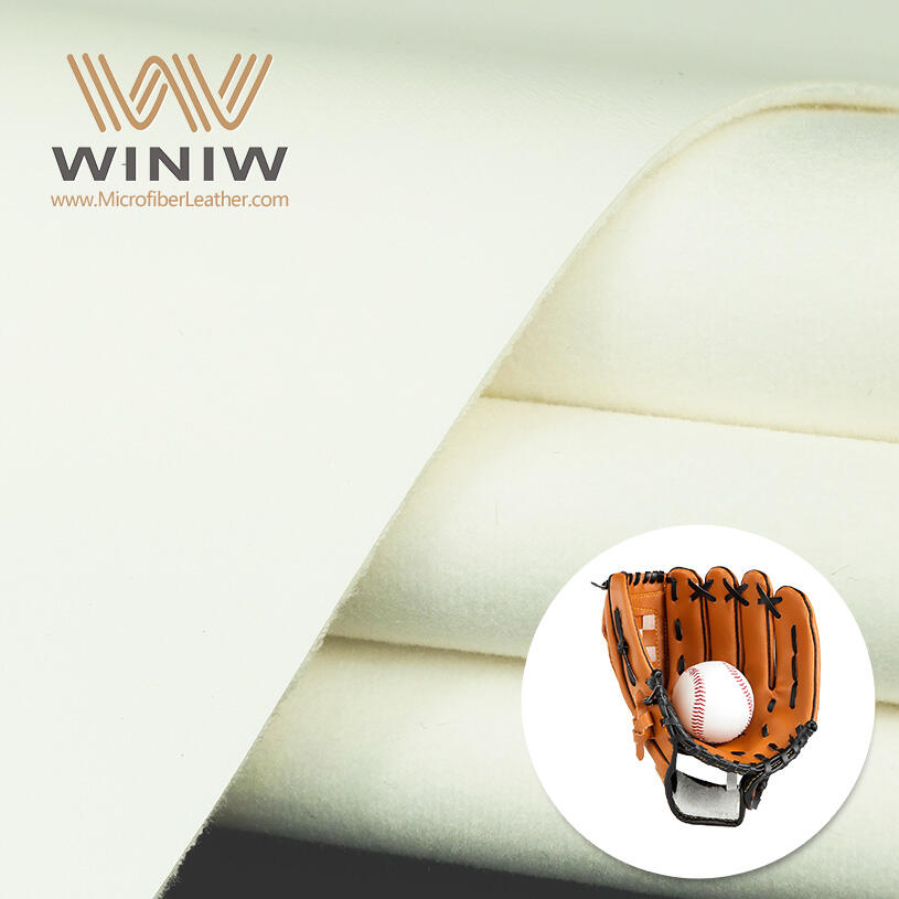 1.6mm Thin And Elastic Making Baseball Faux PU Leather Fabric