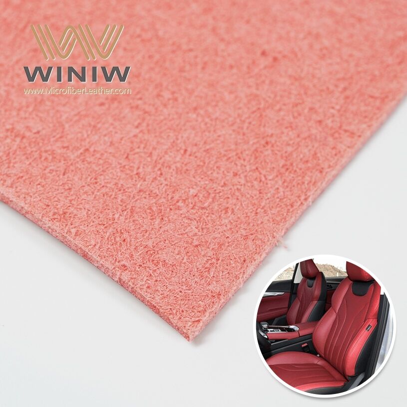 Odorless And Fresh Artificial  Microfiber Leather For Passenger Seat