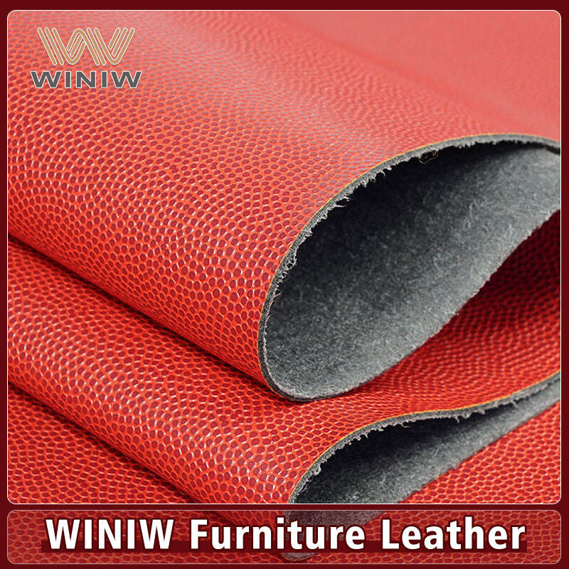 Stainproof Microfiber Imitation Leather Upholstery Fabric For Chairs