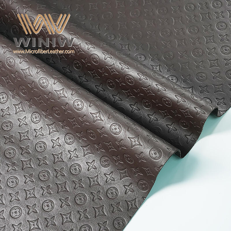 Lightweight Microfiber Artificial Leather PU Fabric For Handbags