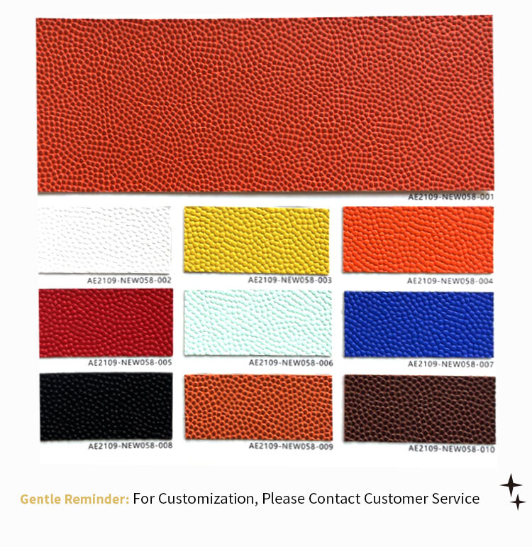 1.6mm Breathability Makibfg BasketBall Polyester Microfiber Synthetic Leather  factory