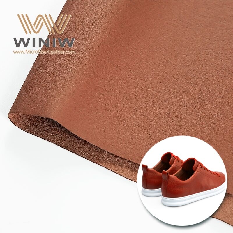 0.7mm Gentle Warmth Shoes Lining Making Vegan Microfiber Leather