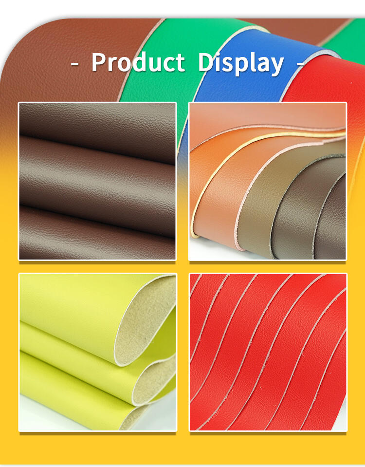 High Color Fastness Microfiber PU Material Furniture Leather For Chairs details