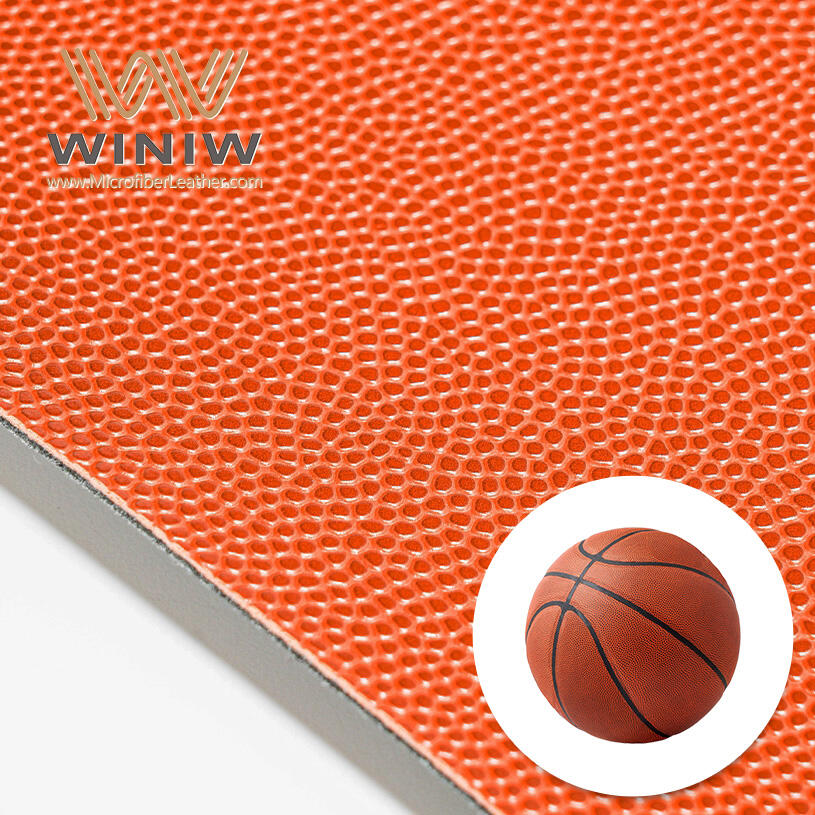 2mm Numerous Colors Polyurethane Microfiber Leather For Basketball