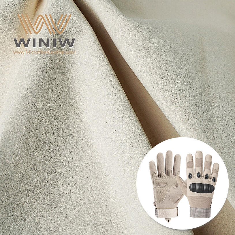 Tissu en cuir PU ultra-suède de 0.6 mm pour la fabrication de gants de golf