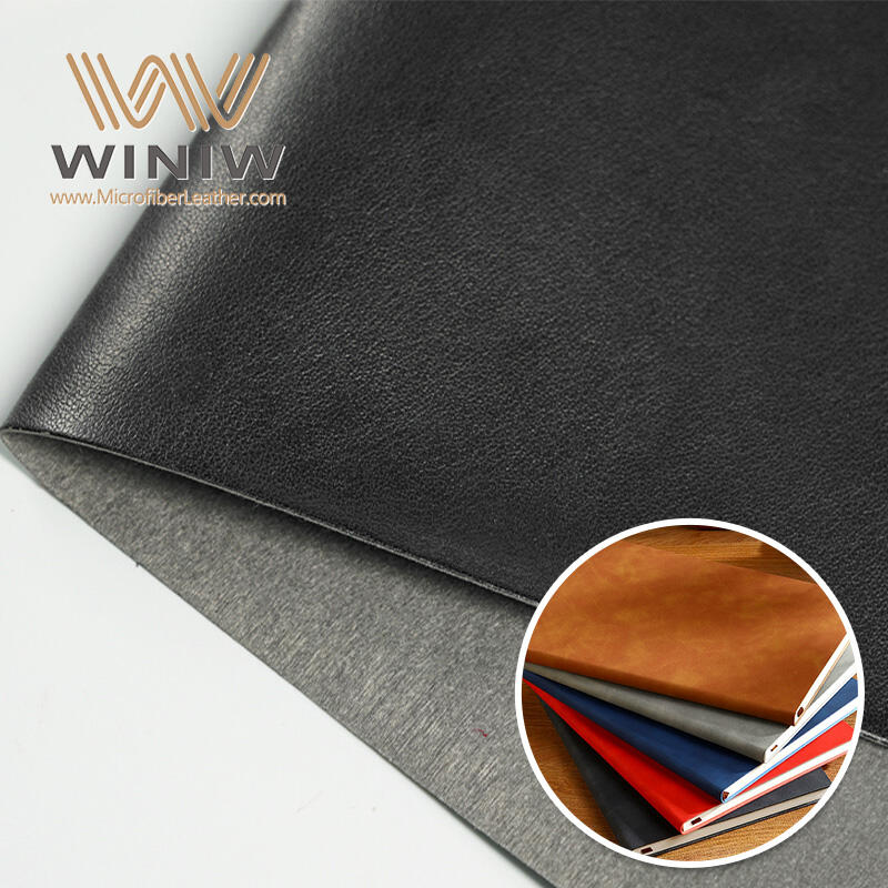 0.5mm Softness And Elasticity Making Notebook Cover Microfiber Leather