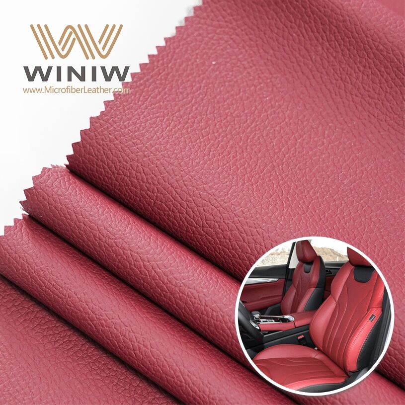  Scratch Resistant Synthetic Vegan Leather Fabric For Auto Upholstery