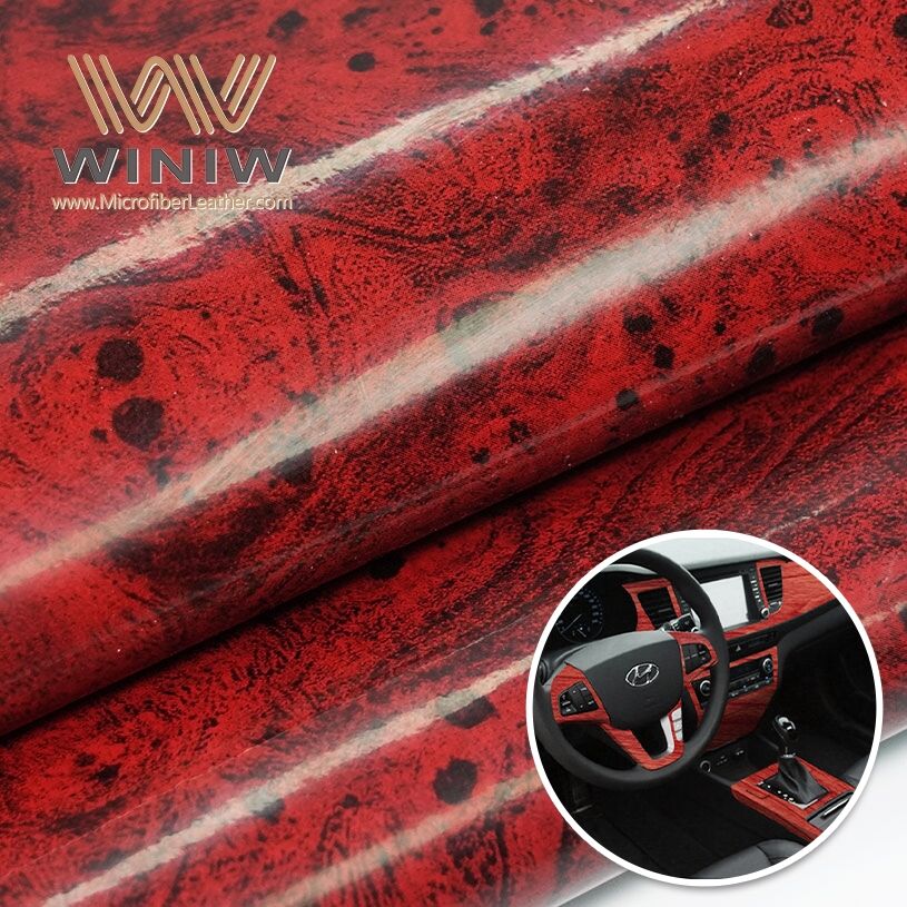 Automtive Headliner Polyurethane Microfiber Pu Premium Leather Fabric