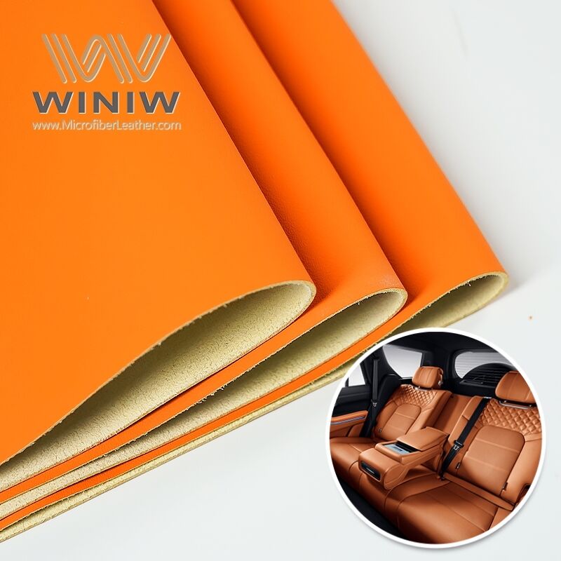 Soft And Comfortable Automotive Upholstery Fabric Synthetic Leather