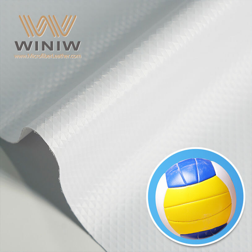 1.2mm Resistant to wear and tear VolleyBall PU Microfiber Faux Leather 