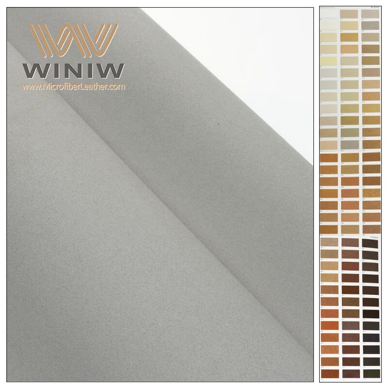 0.9mm Anti-aging Making Footwear Microfiber Base Leather Material