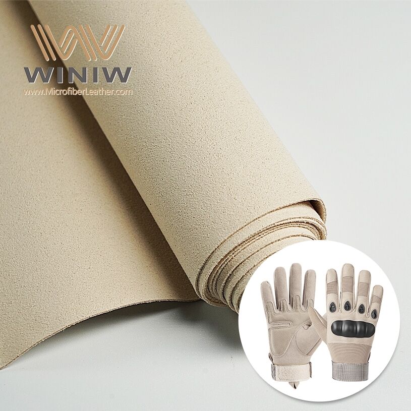 1mm Microfiber Synthetica Pu Leather Safety Gloves Leather