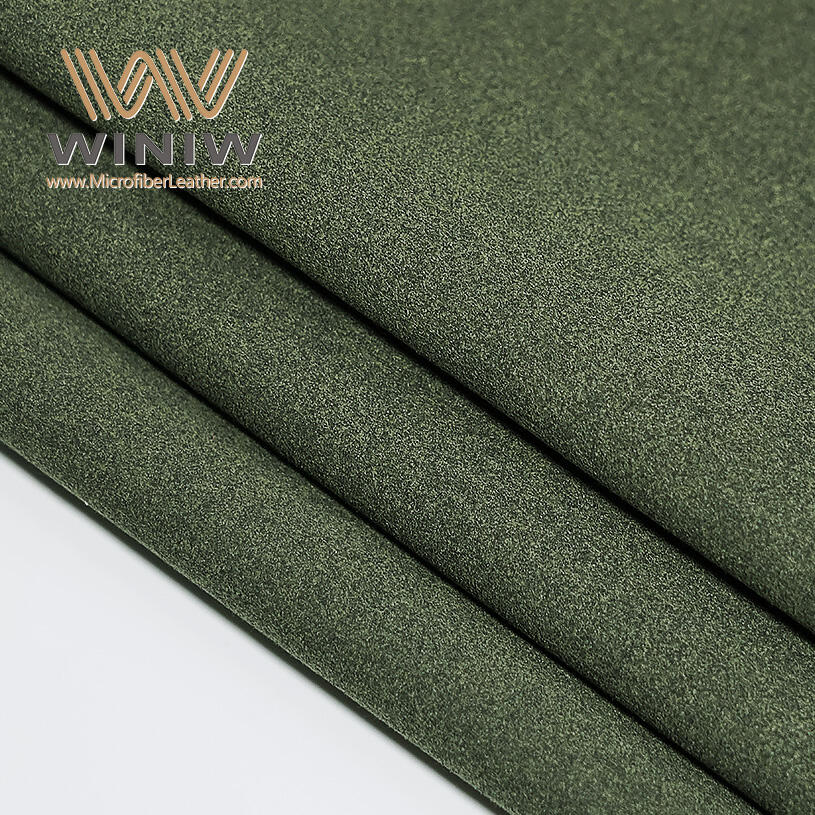 0.6mm Elegant Aesthetic Appeal Microfiber Suede Upholstery Fabrics