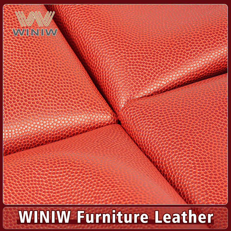 Soft Texture PU Material Furniture Artificial Making Leather Fabric 