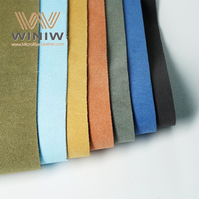 Multiple Colors Resistant To Peeling Microfiber Suede Leather