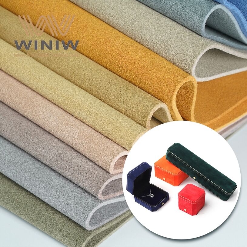 Luxury Microfiber Material Microsuede Leather For Display Stands