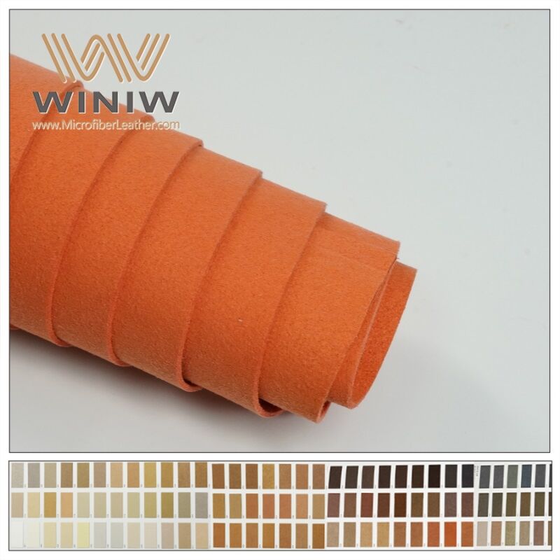 0.8mm Light Texture Microfiber Base Leather For Automotive interior