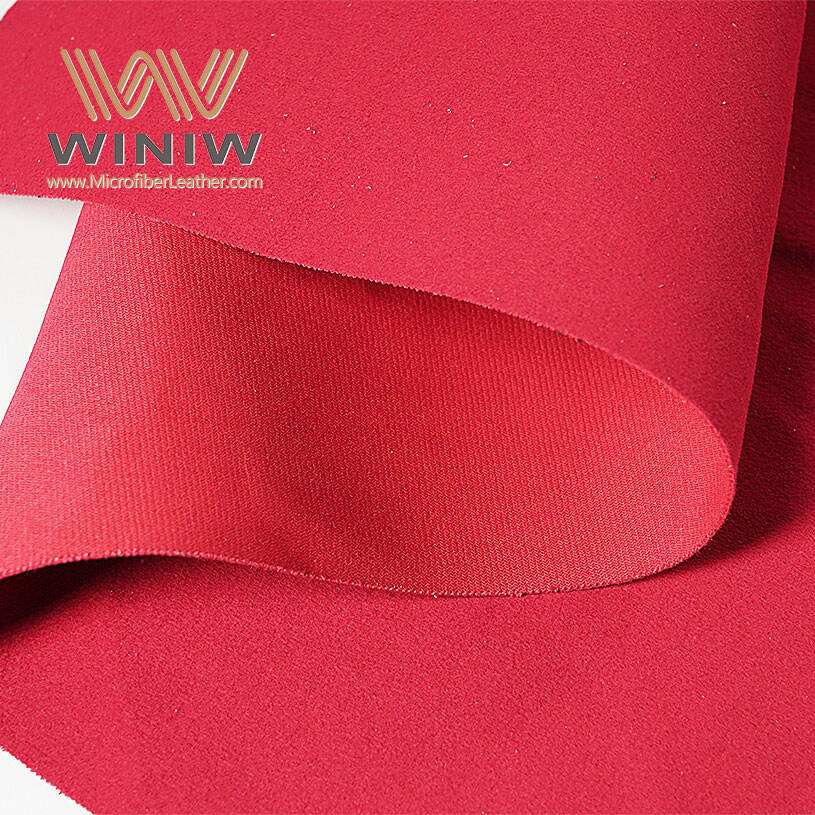 0.6mm Elegant And Timeless Look Faux Suede Microfiber Leather