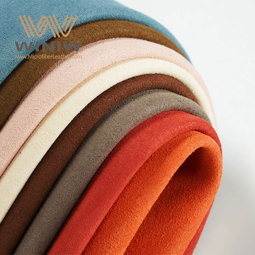 Microfiber Suede Material Elegant Aesthetic Appeal Fabrics