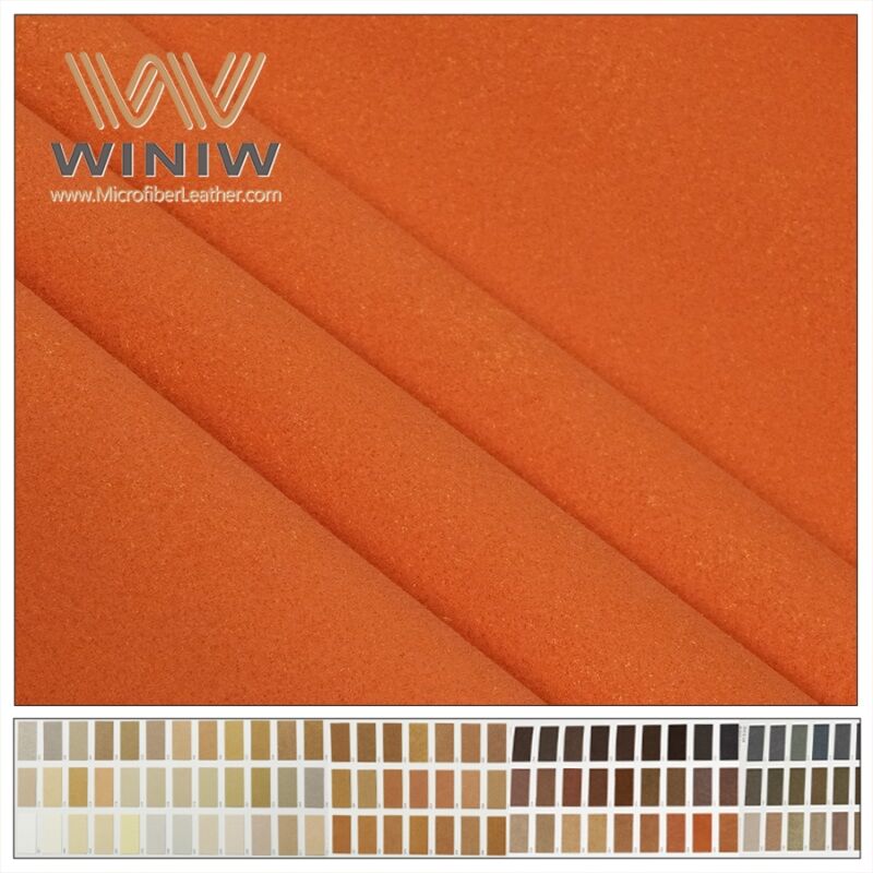 0.5mm Bright Appearance Making Footwear Microfiber Base Leather