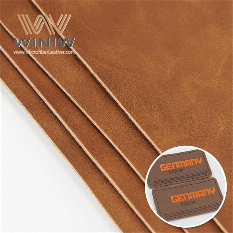 1mm Scratch-Resistant Pu Faux Leather For Making Garment Label