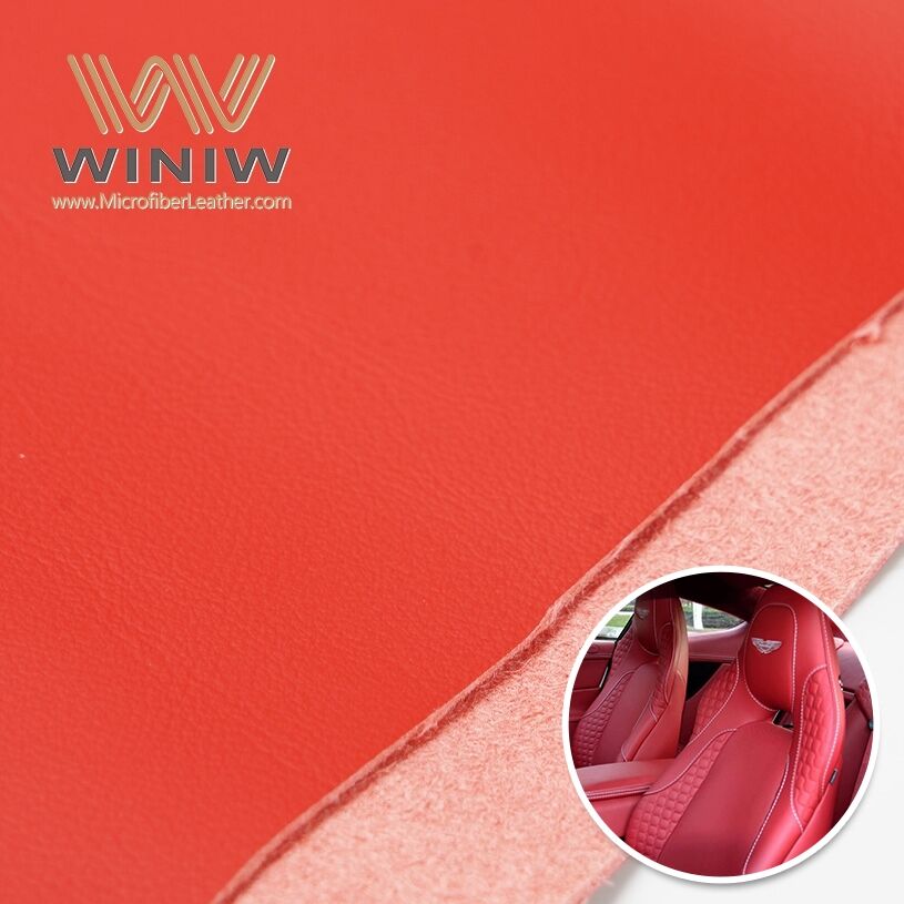 0.8mm Can Be Made In Different Textures Auto Seat Microfiber Leather