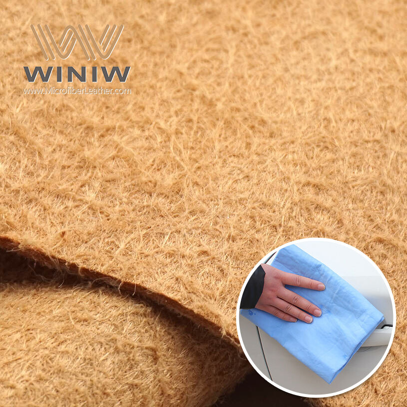 0.4mm Moisture-Absorbent Chamois Leather Fabric For Car Washing