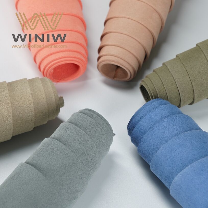 Wrinkle-resistant Artificial Vegan Suede Fabric For Display Stands factory