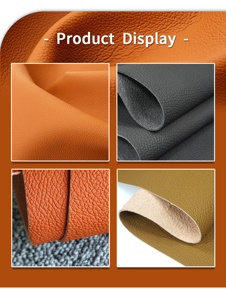 Waterproof Polyurethane Microfiber Leather Car Seat Cloth Making Material manufacture