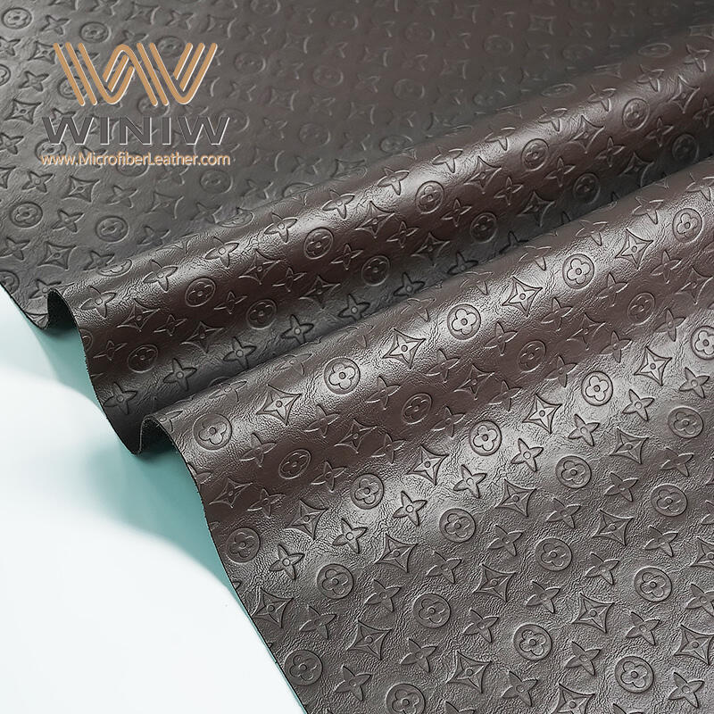 Water Resistant Synthetic PU Material Microfiber Leather For Bags 