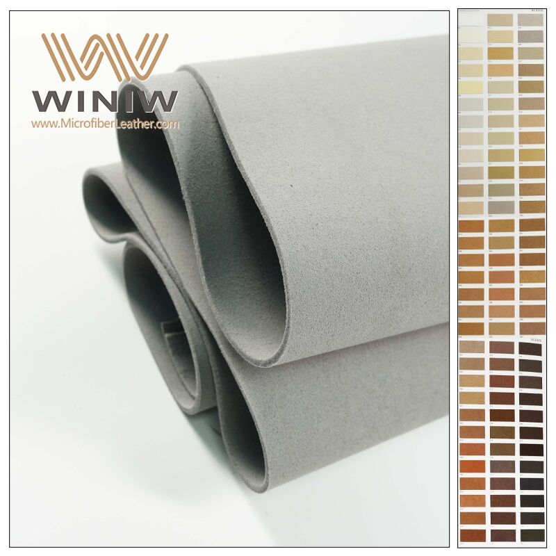 1.1mm Toughness Microfiber Base Leather For Making Automotive interior