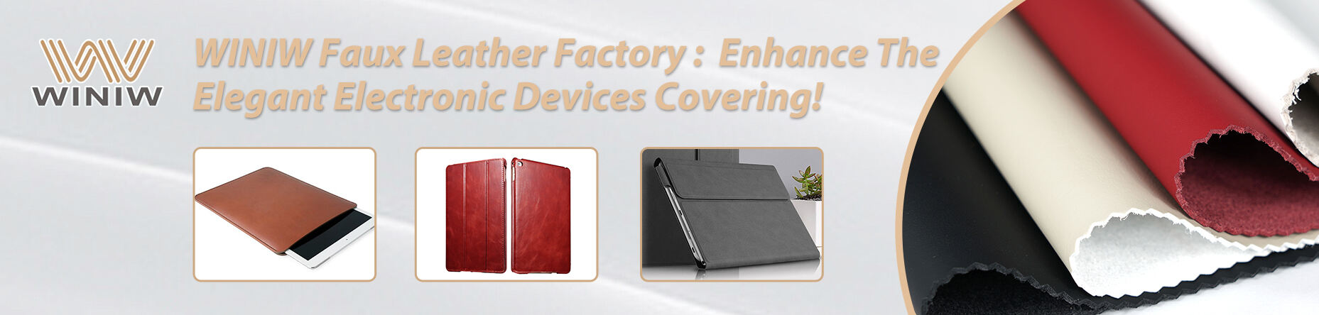 Faux Leather for Electronic Devices Covering