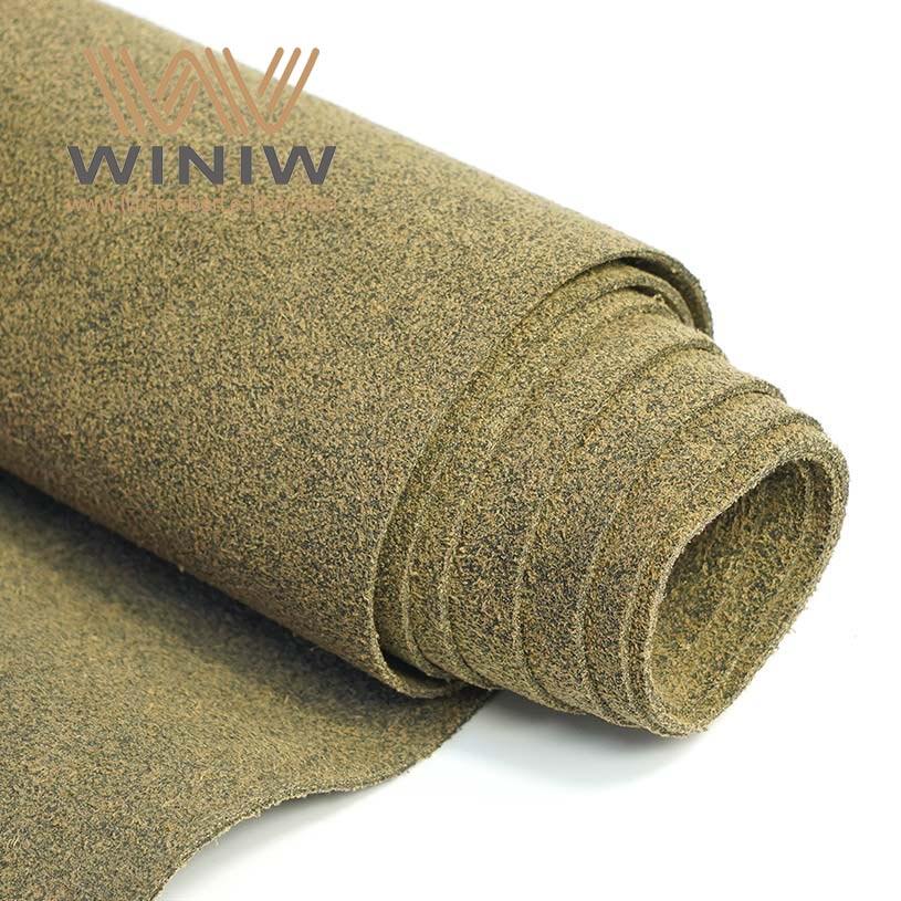 0.6mm Highly Durable Artificial Microfiber Suede Leather Fabric