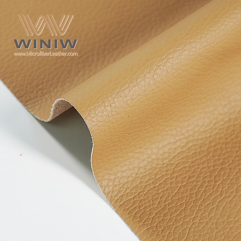 Full Grain Microfiber Domestic Upholstery Imitation Leather Material details