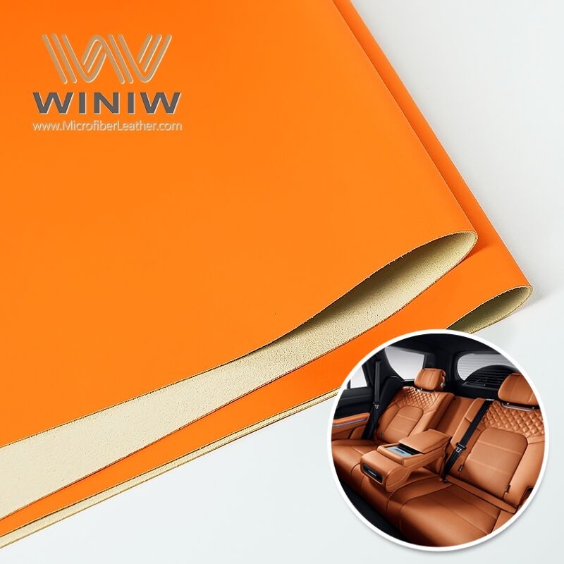 Design And Style Automotive Upholstery Microfiber Polyurethane Leather