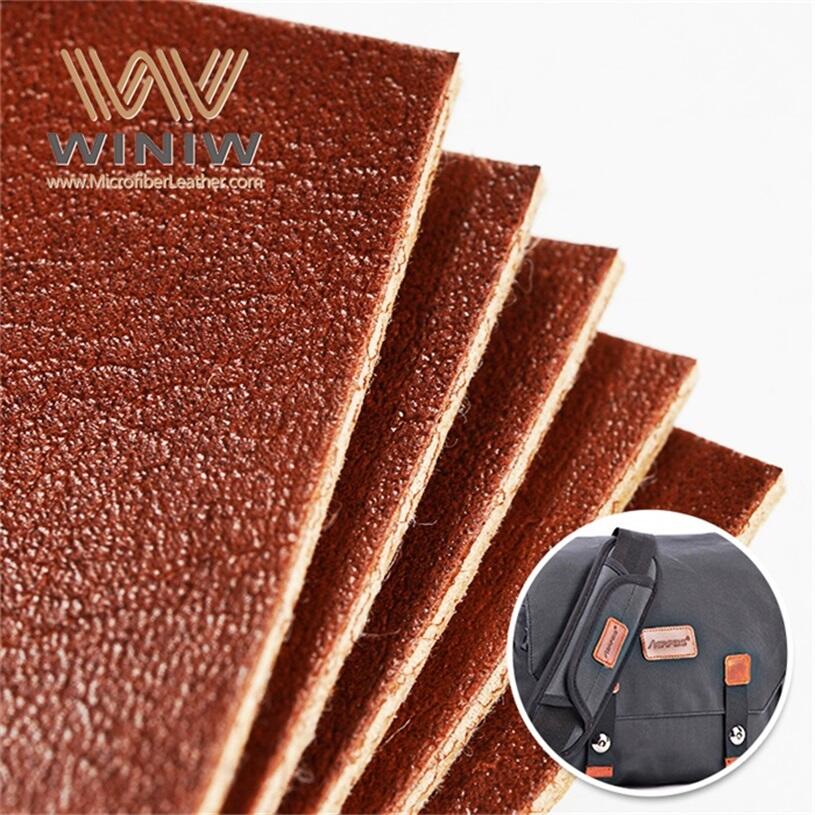 1.2mm Flat Straight Branding Emblem Tags Imitation Microfiber Leather