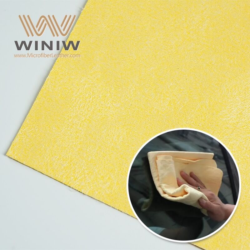 0.6mm Durability Making Car Clean Cloth Chamois Microfiber Leather