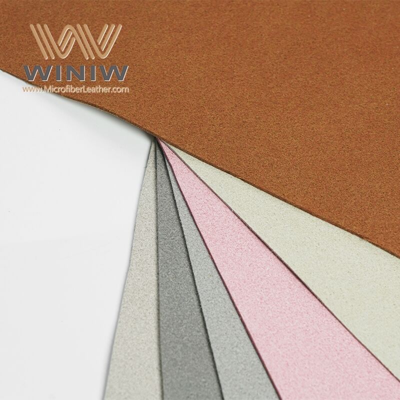 0.6mm Can Be Embossed Artificial Micro fiber Suede Leather Fabric