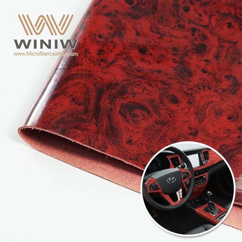 0.6mm Design And Style Car Upholstery Microfiber Leather Vegan Faux Leather Fabric