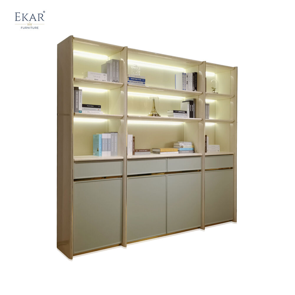 Well-organized comfort  large-capacity storage bookshelf  create a space-saving life