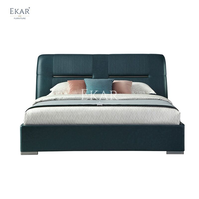 New design comfortable and modern style upholstered bedroom bed