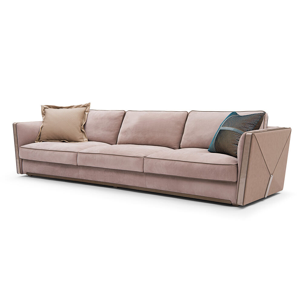 Custom Luxury Modern Royal L-Shaped Sectional Sofa Set - Advanced Living Room Furniture