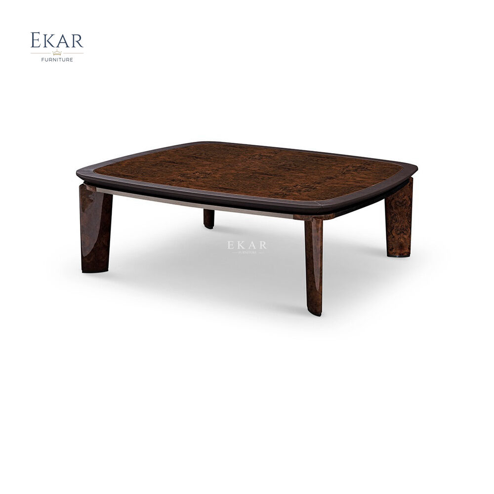 Stylish Wood Veneer Coffee Table for Modern Living Spaces