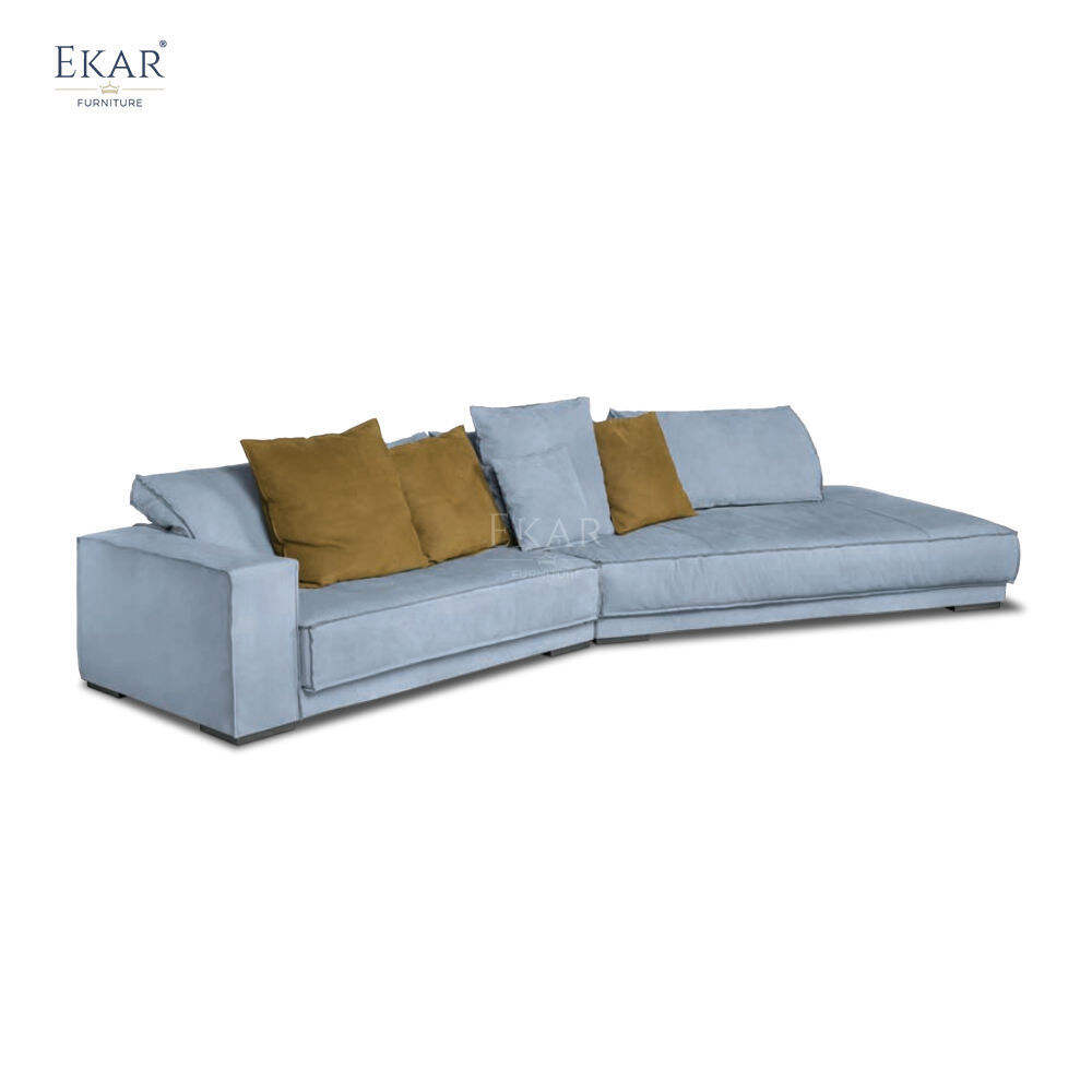 Stainless Steel Modular Sofa with Gunmetal Black Legs Stylish ...