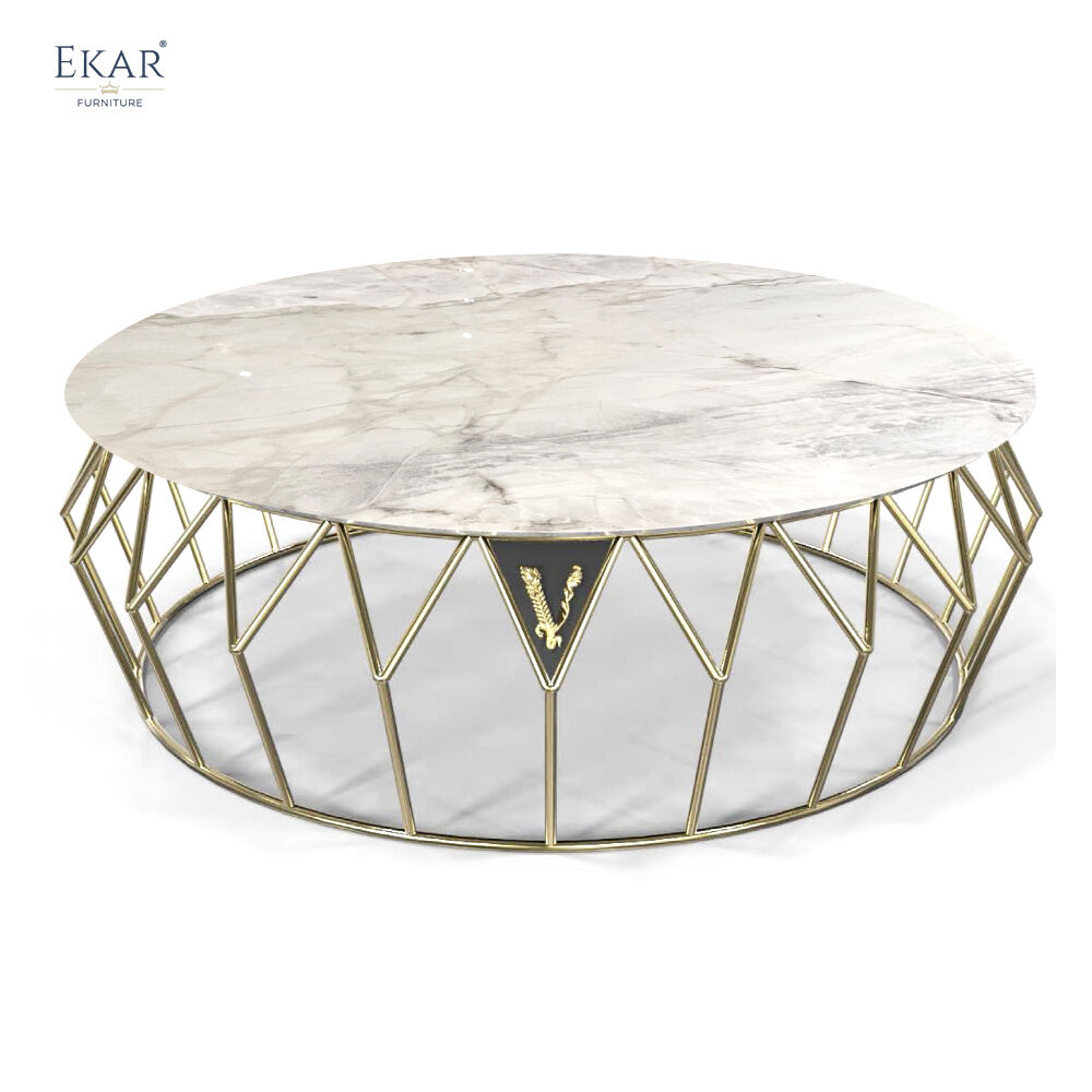 Elegant Victoria Marble Coffee Table - Timeless Luxury for Modern Homes