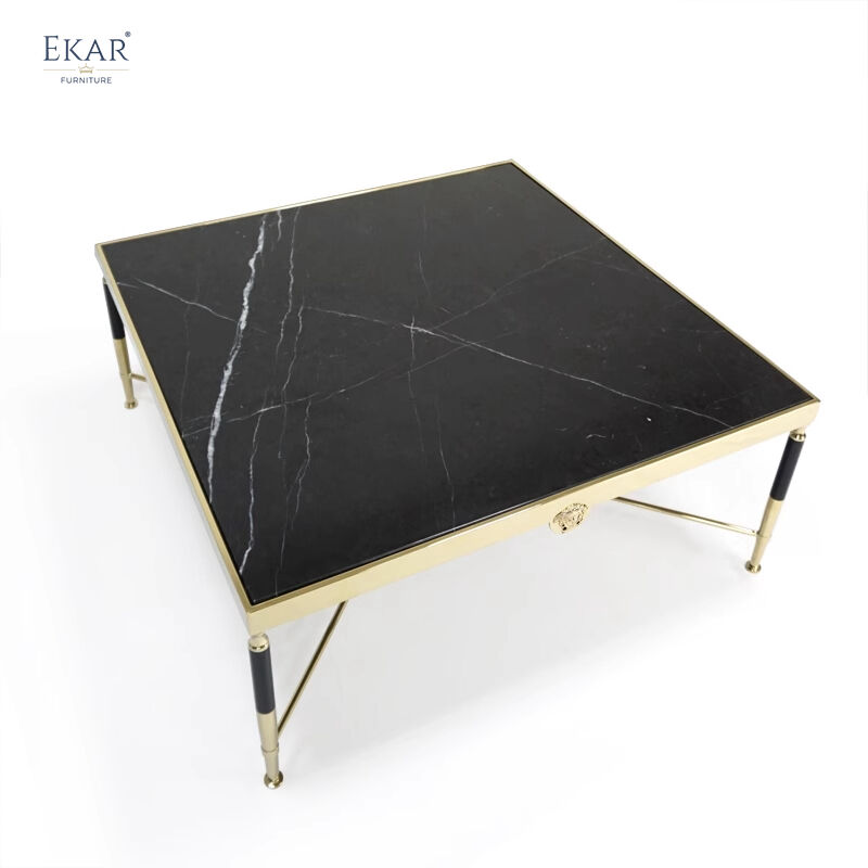 Black Marble Coffee Table for Timeless Sophistication